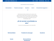 Tablet Screenshot of lebenshilfewerk-ilmenau-rudolstadt.de